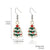 Fashion Christmas Tree Santa Claus Snowflake Alloy Inlay Rhinestones Women's Ear Studs