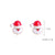 Fashion Christmas Tree Santa Claus Snowflake Alloy Inlay Rhinestones Women's Ear Studs