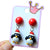 Fashion Christmas Tree Snowman Elk Arylic Women's Ear Clips 1 Pair