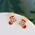 Fashion Christmas Tree Snowman Snowflake Alloy Enamel Rhinestones Women's Drop Earrings Ear Studs 1 Pair