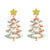 Fashion Christmas Tree Star Alloy Rhinestone Women's Drop Earrings 1 Pair