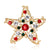 Fashion Christmas Tree Star Heart Shape Alloy Plating Rhinestones Women's Brooches