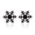 Fashion Christmas Tree Titanium Steel Plating Ear Studs 1 Pair