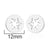 Fashion Christmas Tree Titanium Steel Plating Ear Studs 1 Pair