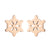 Fashion Christmas Tree Titanium Steel Plating Ear Studs 1 Pair