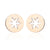 Fashion Christmas Tree Titanium Steel Plating Ear Studs 1 Pair