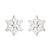 Fashion Christmas Tree Titanium Steel Plating Ear Studs 1 Pair