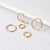 1 Piece Nose Rings & Studs Fashion Circle Pure Titanium Plating