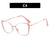 Fashion Color Block Ac Butterfly Frame Full Frame Optical Glasses