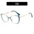 Fashion Color Block Ac Butterfly Frame Full Frame Optical Glasses