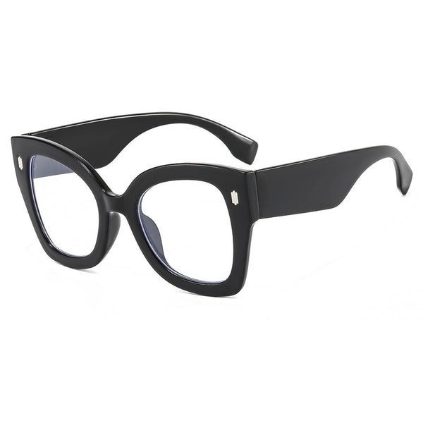 Fashion Color Block Ac Square Full Frame Optical Glasses