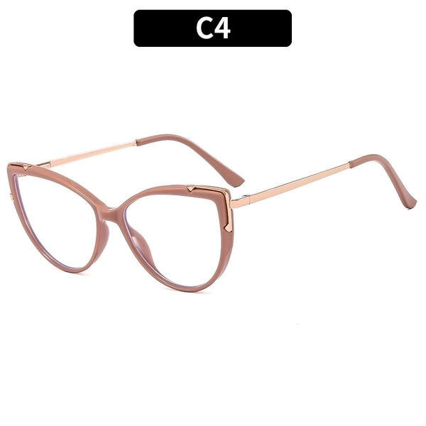 Fashion Color Block Ac Square Full Frame Optical Glasses