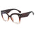 Fashion Color Block Ac Square Full Frame Optical Glasses