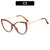 Fashion Color Block Ac Square Full Frame Optical Glasses