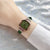 Fashion Color Block Buckle Quartz Women's Watches