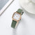 Fashion Color Block Buckle Quartz Women's Watches