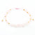 Fashion Color Block Natural Stone Beaded Drawstring Bracelets 1 Piece