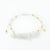 Fashion Color Block Natural Stone Beaded Drawstring Bracelets 1 Piece