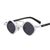 Fashion Color Block Pc Polygon Full Frame Men's Sunglasses