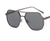 Fashion Color Block Pc Polygon Full Frame Men's Sunglasses