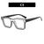 Fashion Color Block Pc Square Full Frame Optical Glasses