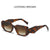 Fashion Color Block Pc Square Full Frame Women's Sunglasses