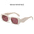 Fashion Color Block Pc Square Full Frame Women's Sunglasses