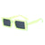 Fashion Color Block Pc Square Full Frame Women's Sunglasses