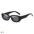 Fashion Color Block Pc Square Full Frame Women's Sunglasses