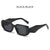 Fashion Color Block Pc Square Full Frame Women's Sunglasses