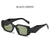 Fashion Color Block Pc Square Full Frame Women's Sunglasses