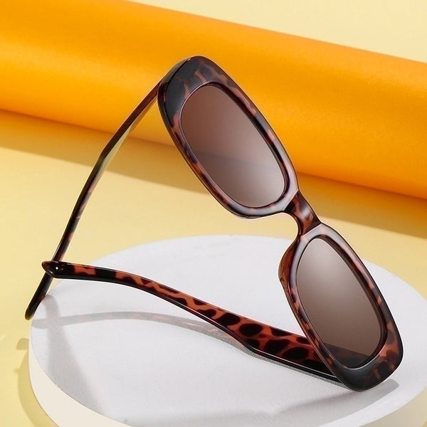 Fashion Color Block Pc Square Full Frame Women's Sunglasses