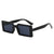 Fashion Color Block Pc Square Full Frame Women's Sunglasses