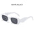 Fashion Color Block Pc Square Full Frame Women's Sunglasses