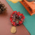 Fashion Color Block Plaid Snowflake Cloth Hair Tie 1 Piece