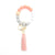 Fashion Color Block Silica Gel Women's Bag Pendant Keychain 1 Piece