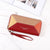 Fashion Color Block Square Zipper Small Wallet