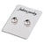 Fashion Color Diamond Stainless Steel Magnetic Earrings