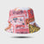 Fashion Color Matching Fisherman Hat Sunscreen Sun Hat Graffiti Double-sided Basin Hat