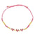 Fashion Colorful Heart-shaped Inlay Zircon Braided Copper Bracelet