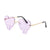 Fashion Colorful Melting Heart Shape Sunglasses