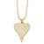 Fashion Copper Inlaid Color Zircon Peach Heart Pendant Clavicle Chain