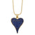 Fashion Copper Inlaid Color Zircon Peach Heart Pendant Clavicle Chain