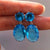 Fashion Copper Large Zircon Geometric Earrings Wholesale