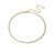 Fashion Copper Plating 18k Gold Micro Inlay Color Zirconium Necklace