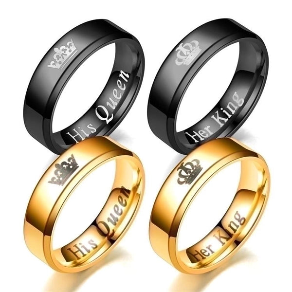 Fashion Couple Beveled Crown Ring Nhtp139039