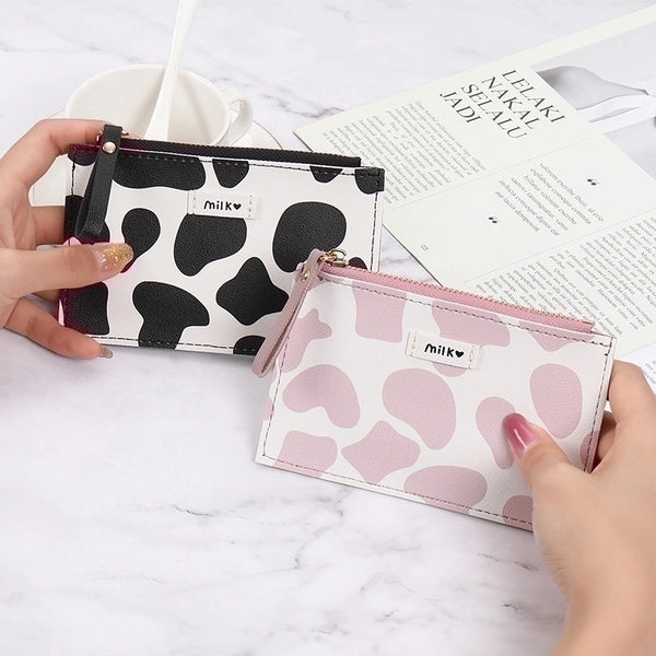 Fashion Cows Square Zipper Coin Purse