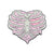 Fashion Creative Pink Skull Hollow Heart Shaped Milk Gesture Rose Cartoon Dripping Enamel Brooch