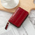 Fashion Crocodile Square Zipper Small Wallet