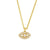 Fashion Cross 18k Gold Plated Necklace In Bulk